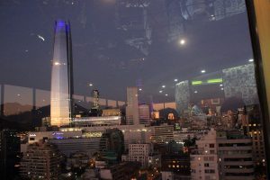 restaurante giratório em Santiago