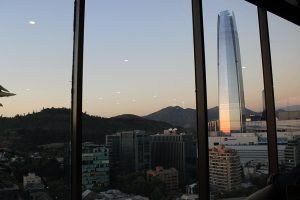 restaurante giratório em Santiago